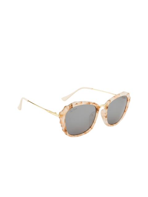 

Ted Smith Women Grey UV Protected Square Sunglasses TSP-7989/S_C104