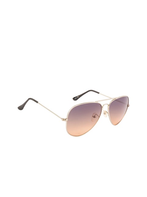 

Ted Smith Unisex Orange UV Protected Aviator Sunglasses TSP-3026S_C3