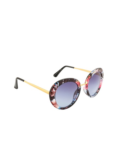 

Ted Smith Women Blue UV Protected Oval Sunglasses TSP-JS110006S_FLORL