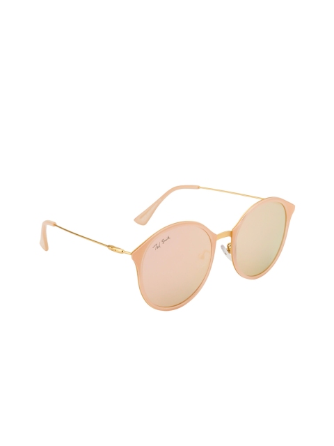 

Ted Smith Women Pink Lens & Gold-Toned UV Protected Round Sunglasses TSP-79128/S_C47