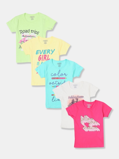 

Cherokee Girls Assorted Printed 5 Printed T-shirt