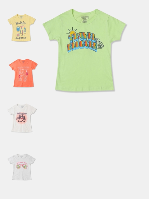 

Cherokee Girls Assorted 5 Printed Applique T-shirt