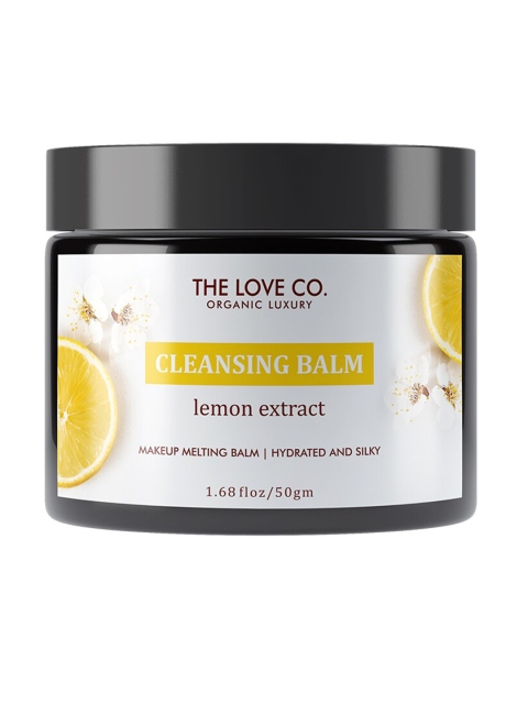 

THE LOVE CO. Lemon Extract Cleansing Balm with Shea & Cocoa Butter 50 g, White