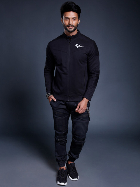 

MotoGP Men Black MotoGP Biker Jacket