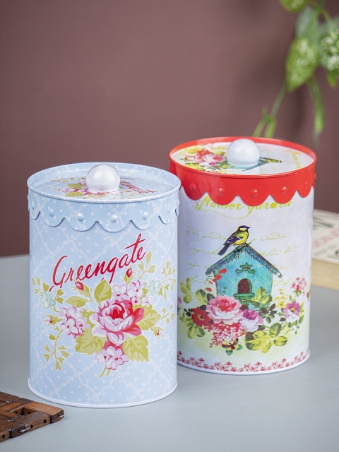 

MARKET99 Set of 2 Assorted Tin Boxes