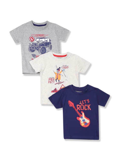 

Cherokee Boys Assorted Typography 3 Printed Applique T-shirt