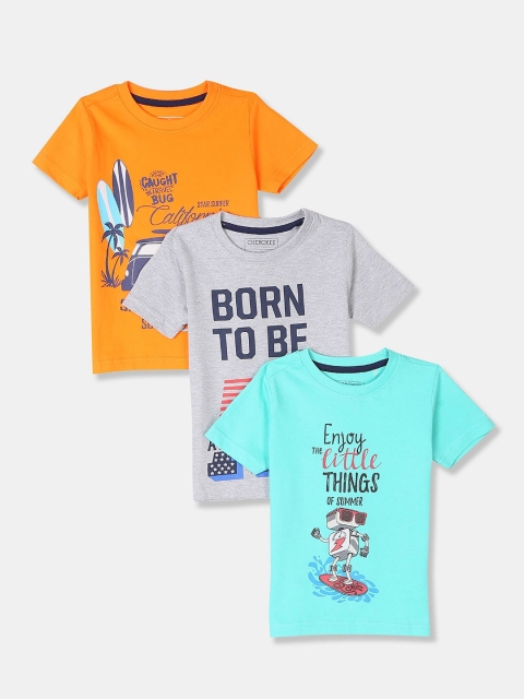 

Cherokee Boys Pack Of 3 Printed T-shirts, Assorted