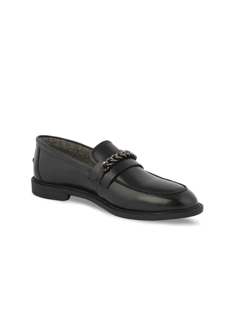 

SILVER STREET LONDON Men Black Leather Loafers