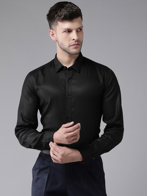 

Blackberrys Men Black India Slim Fit Casual Shirt