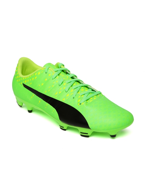 

Puma Men Fluorescent Green Evopower Vigor 3 FG Football Shoes