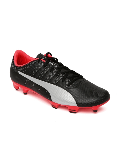 

Puma Men Black & Grey Evopower Vigor 4 FG Printed Football Shoes
