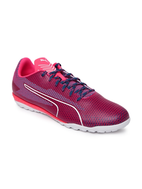 

Puma Men Pink & Blue 365 Ignite ST Football Shoes