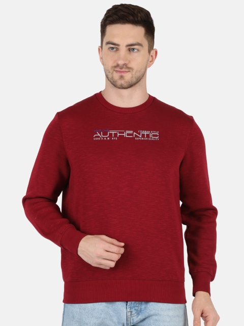 

Monte Carlo Men Maroon Printed Sweatshirt