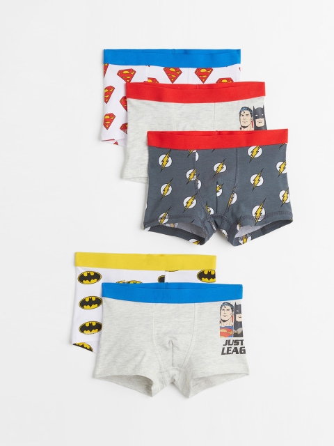 

H&M Boys 5-Pack Boxer Shorts, White