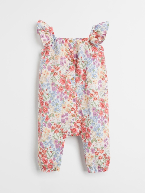 

H&M Girls Multicoloured Cotton Romper Suit, Multi
