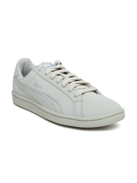 

Puma Men Grey Smash Buck Sneakers