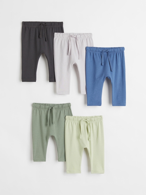 

H&M Boys 5-Pack Cotton Trousers, Multi