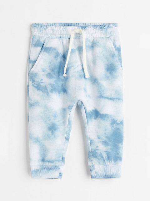 

H&M Boys Blue & White Cotton Joggers
