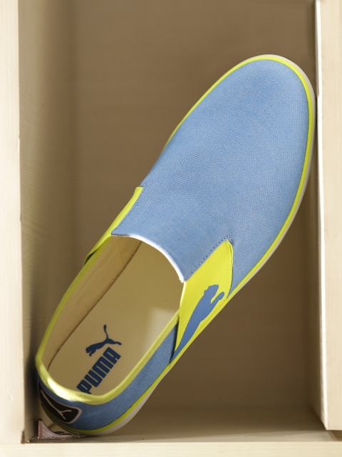 

Puma Unisex Blue Lazy II DP Slip-Ons