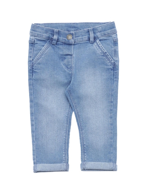 

Lil Lollipop Girls Blue Light Fade Mid-Rise Cotton Jeans
