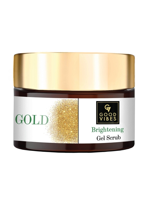 

Good Vibes Gold Brightening Gel Scrub 50 g, White