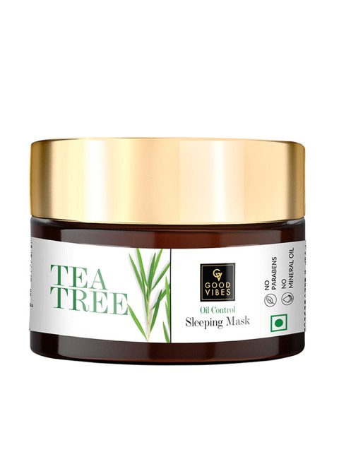 

Good Vibes Tea Tree Oil Control Sleeping Mask 50 g, White