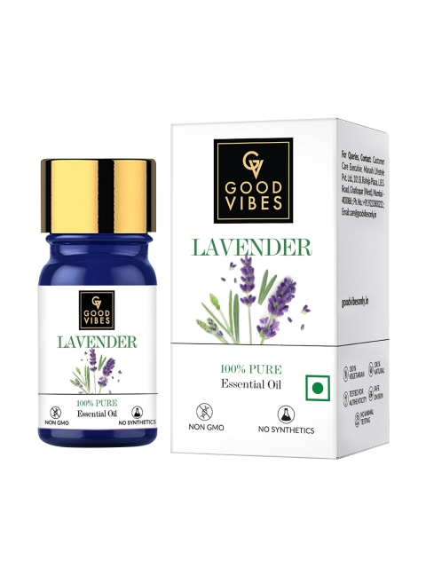 

Good Vibes 100% Pure Lavender Essential Oil 5 ml, White