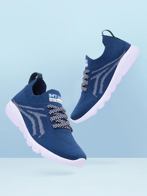 

M7 by Metronaut Men Blue Woven Design Sneakers
