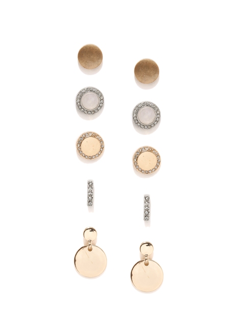 

Accessorize Set of 5 Stud Earrings, Rose