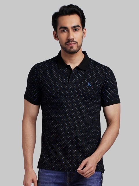 

Parx Men Black Printed T-shirt