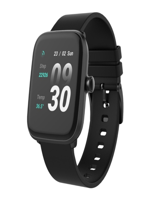 

FLiX Unisex Black Solid Smart Watch XSW-S10