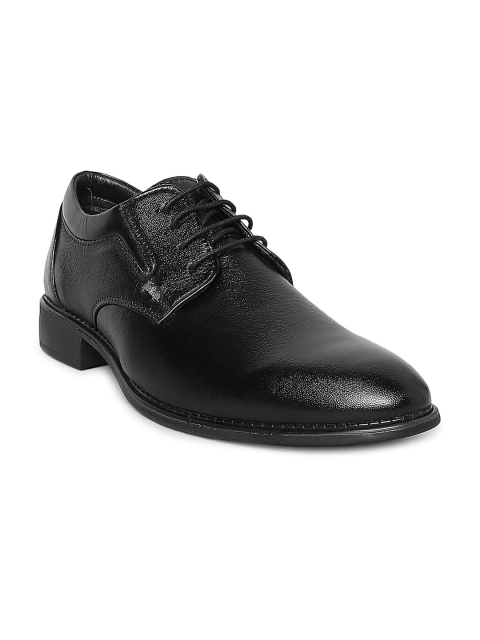 

Lee Cooper Men Black Solid Leather Formal Derbys