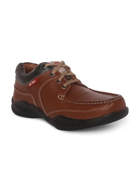 

Lee Cooper Men Brown Leather Trekking Shoes