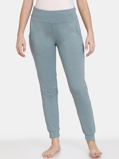 

Coucou Women Grey Mid-Rise Cotton Maternity Lounge Pants