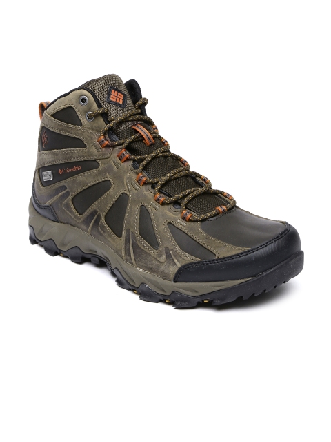 

Columbia Men Brown Leather PEAKFREAK XCRSN II Outdoor ShoesShoes