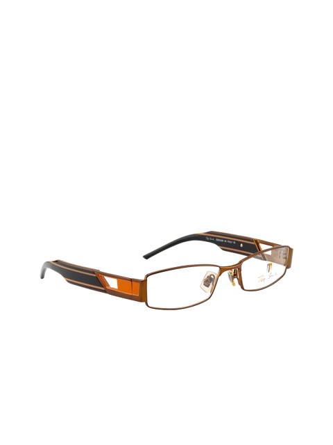 

Ted Smith Unisex Brown Full Rim Rectangle Frames TSF-6362_MO004