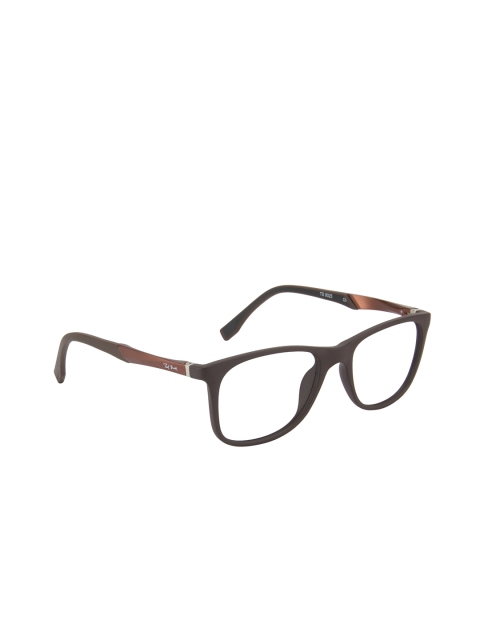 

Ted Smith Unisex Brown Full Rim Wayfarer Frames TSF9025_C5