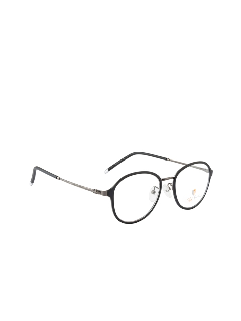 

Ted Smith Unisex Black Full Rim Round Frames TSF-TR-9299_C8-Black