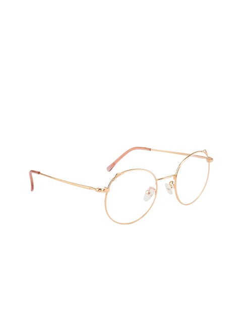 

Ted Smith Unisex Rose Gold Full Rim Round Frames TSF-9403_C4-Rose Gold
