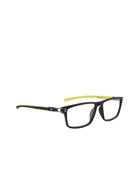 

Ted Smith Unisex Black Solid Full Rim Wayfarer Frames