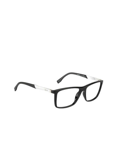 

Ted Smith Unisex Black Full Rim Rectangle Frames TSF9027_C2