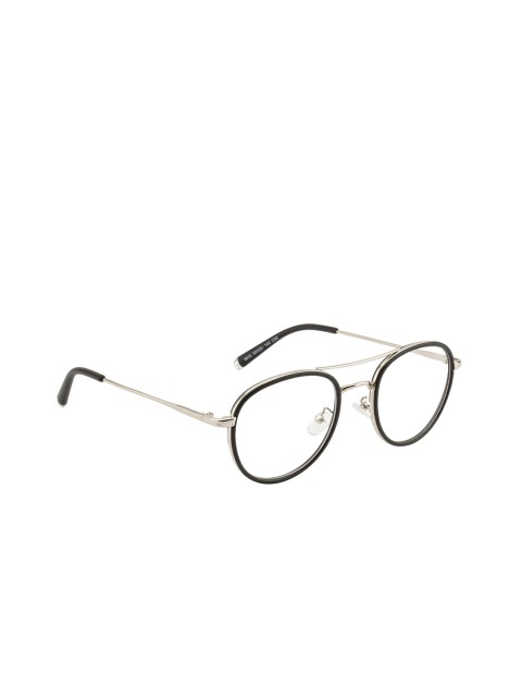 

Ted Smith Unisex Black Full Rim Aviator Frames - TSF9633_C05
