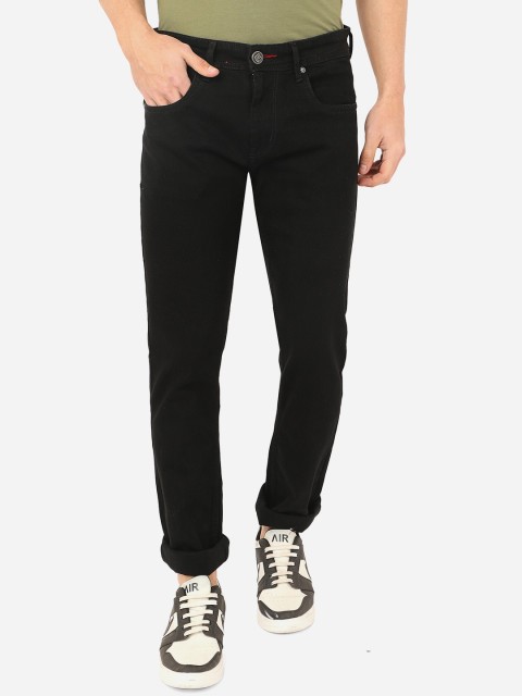 

Greenfibre Men Black Straight Fit Stretchable Jeans