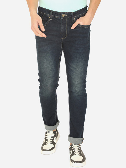 

Greenfibre Men Blue Straight Fit Light Fade Stretchable Jeans