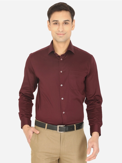 

Greenfibre Men Maroon Slim Fit Formal Shirt