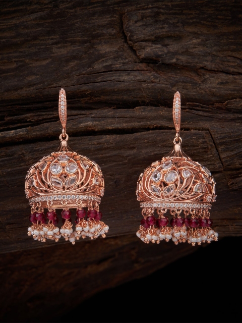 

Kushal's Fashion Jewellery Red Contemporary Drop Earrings