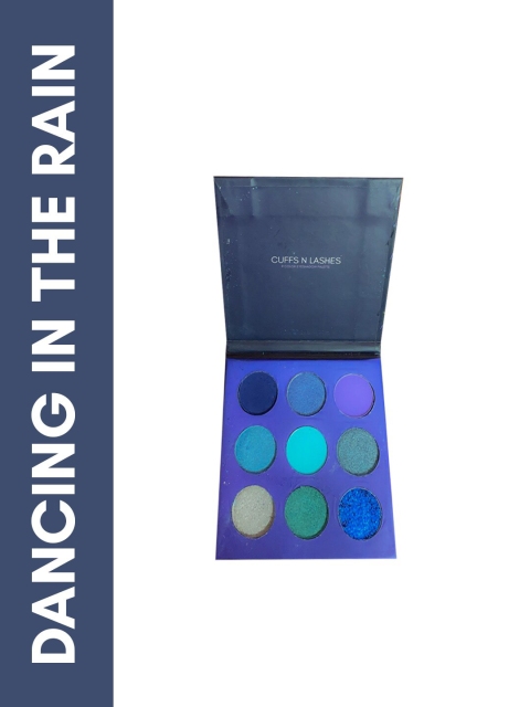 

CUFFS N LASHES Blue Nine Color Eyeshadow Pallete