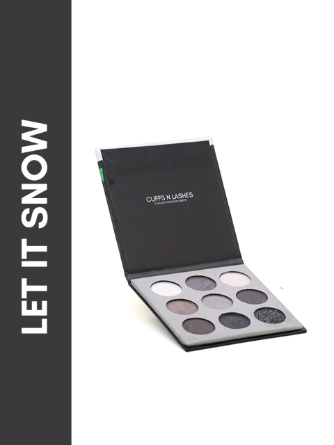 

CUFFS N LASHES Let It Snow Eyeshadow, Black