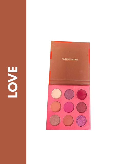 

CUFFS N LASHES Red Nine Colour Eyeshadow Pallette