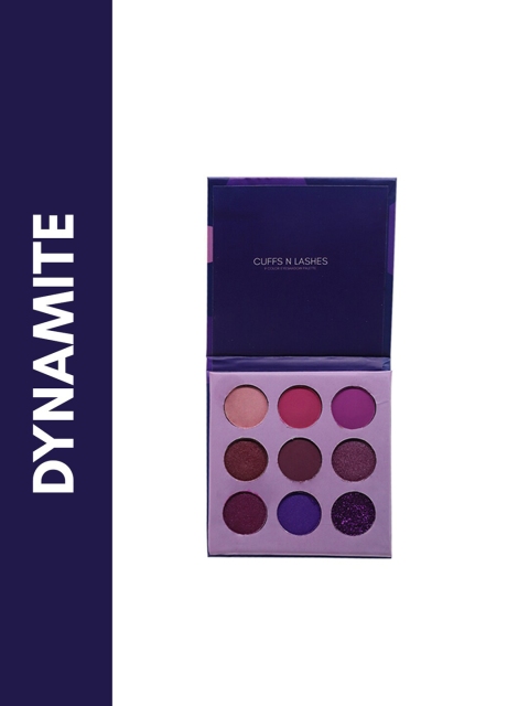 

CUFFS N LASHES Purple Nine Colour Eyeshadow Pallette